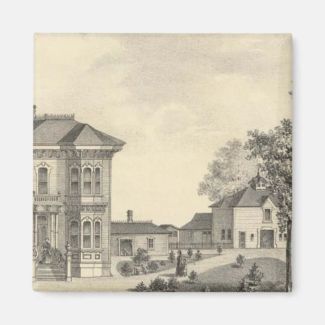 Laugenour residence, Woodland Magnet (Front)