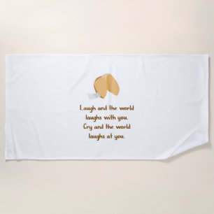 Laugh and Cry Beach Towel