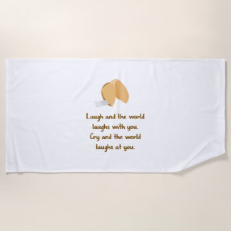 Laugh and Cry Beach Towel