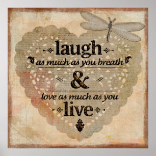 Laugh and Live Poster