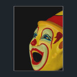 Laugh and the World Laughs With You! Postcard<br><div class="desc">Laugh along with the sideshow clowns!</div>