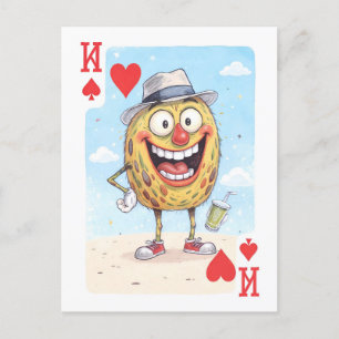 Laugh Deck Holiday Postcard