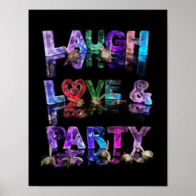Laugh Love & Party Poster (Front)