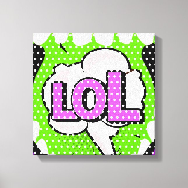 Laugh Out Loud Canvas Print (Front)