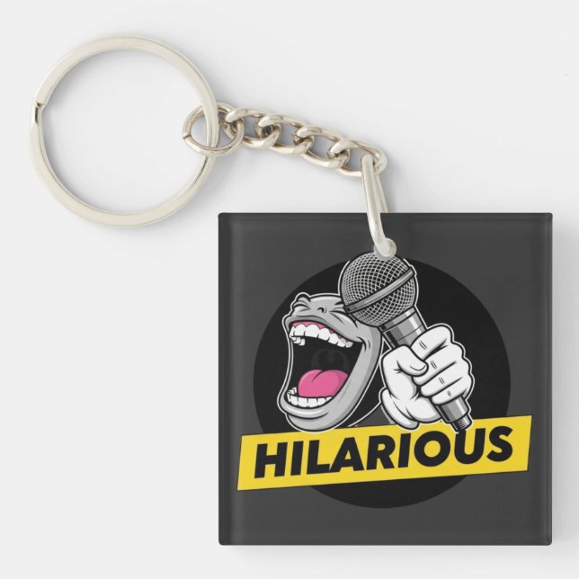  Laugh-Out-Loud Comedy Keychain (Front)