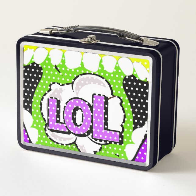 Laugh Out Loud Metal Lunch Box (Front)