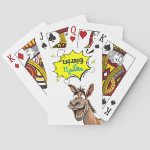 Laugh Out Loud with Chuck the Donkey Playing Cards
