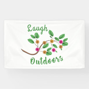 Laugh Outdoors Banner
