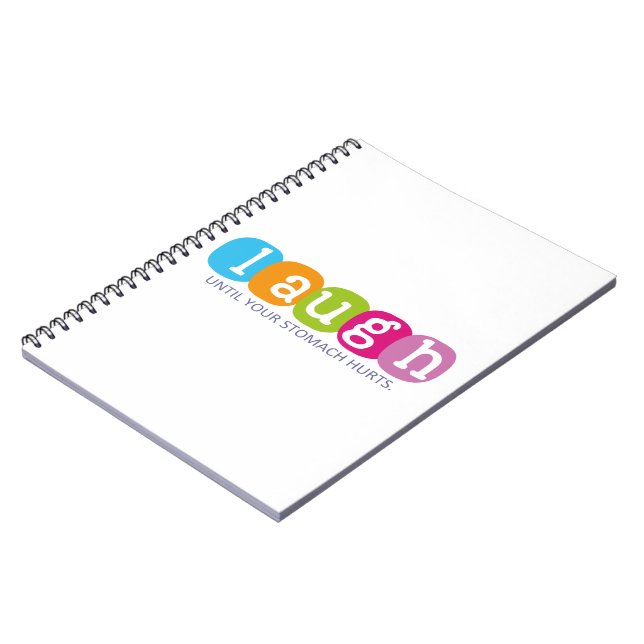 Laugh until your stomach hurts notebook (Left Side)