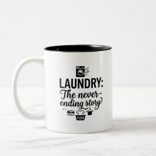 Laugh with Every Sip Two-Tone Coffee Mug