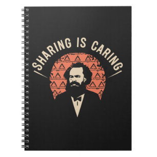 Laugh with Karl Marx Memes - Sharing Is Caring Notebook