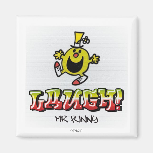 Laugh With Mr. Funny Magnet (Front)