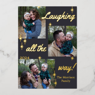 Laughing All The Way Holiday Card