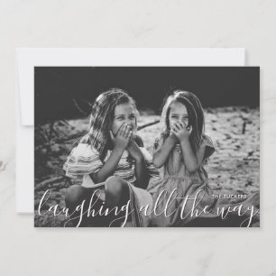 Laughing All the Way Overlay Full Photo Card