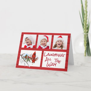 Laughing All the Way Photo Christmas Card