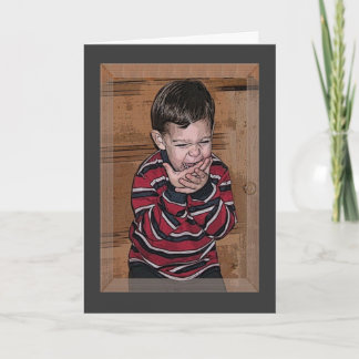 Laughing at Birthdays Card