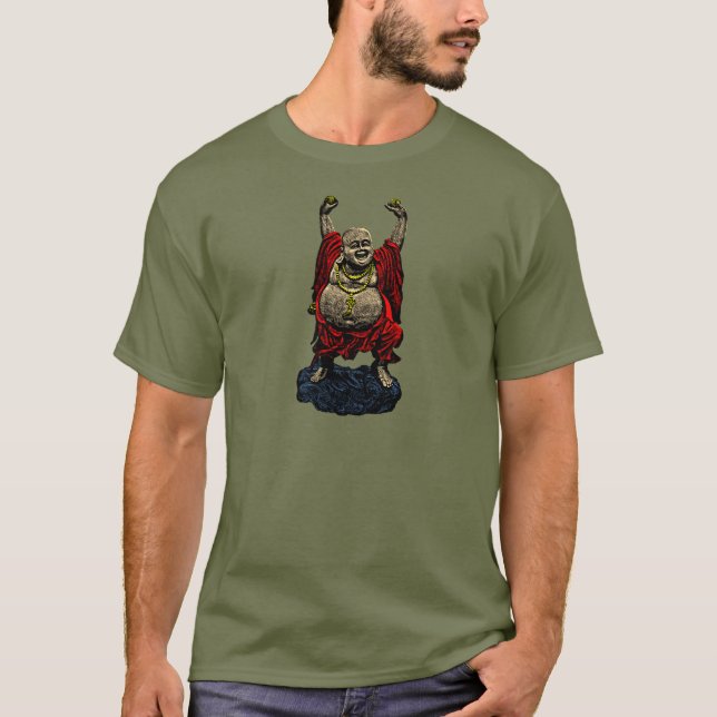 Laughing Buddha (4 colour) T-Shirt (Front)