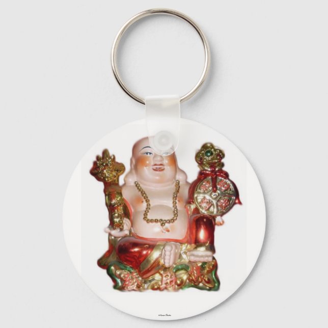 Laughing Buddha Keychain (Front)
