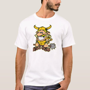 Laughing Cartoon Viking T-Shirt