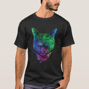 Laughing Cat Design Cats And Kittens Lover T-Shirt