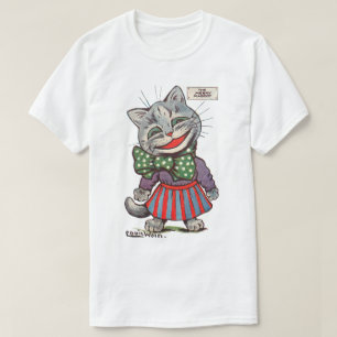 Laughing Cat, Louis Wain T-Shirt