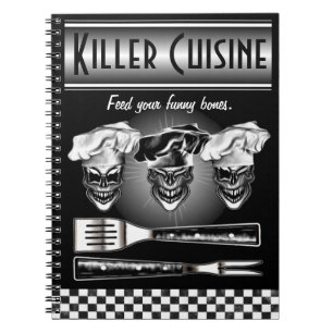 Laughing Chef Skulls Notebook