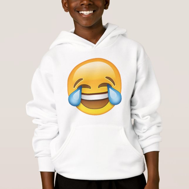 Laughing Crying Tears of Joy emoji (Front)
