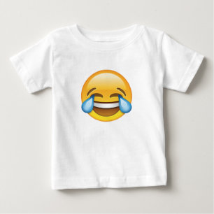 Laughing Crying Tears of Joy emoji Baby T-Shirt