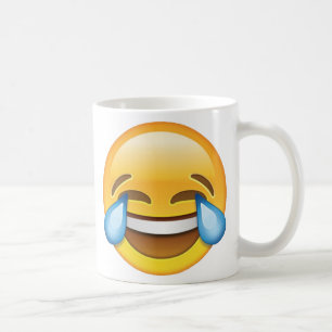 Laughing Crying Tears of Joy emoji Coffee Mug