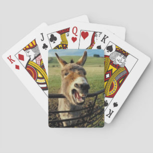 Laughing Donkey Mule Playing Cards
