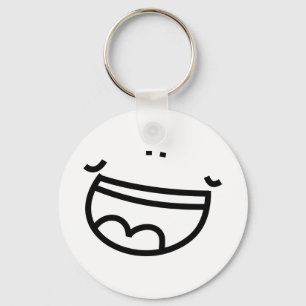 Laughing Face Keychain