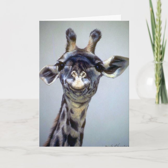Laughing Giraffe Card (Front)