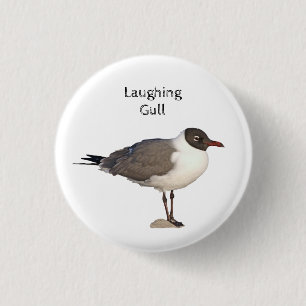 Laughing Gull 1 Inch Round Button