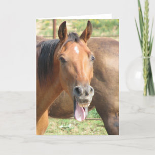 Laughing Horse Card
