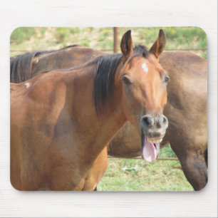 Laughing Horse Mouse Pad