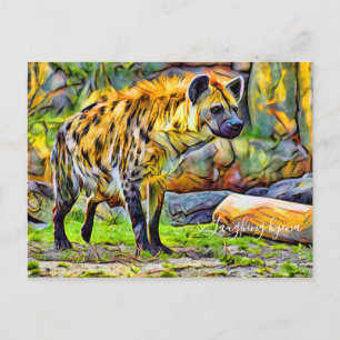 Laughing hyena [Postcard] Postcard
