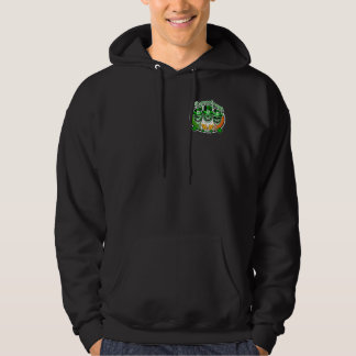 Laughing Irish Leprechaun Skulls: Shenanigans Hoodie