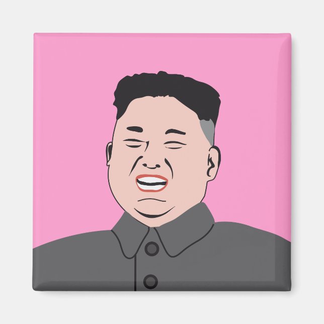 Laughing Kim Jong-un Magnet (Front)