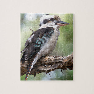 Laughing kookaburra on Fraser Island Australia Jigsaw Puzzle