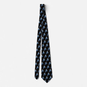 Laughing kookaburra tie