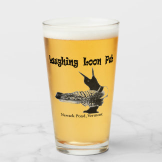 Laughing Loon Pub beer glass