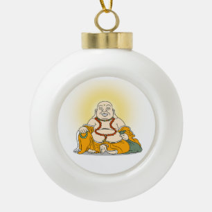 Laughing Maitreya Buddha Christmas Ornament