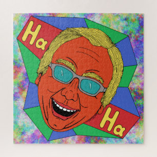 Laughing Man (Artist Self-Portrait)  Jigsaw Puzzle