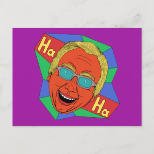 Laughing Man (Artist Self-Portrait) Postcard