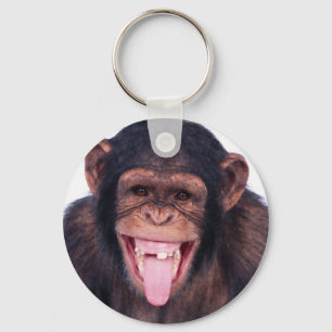 Laughing Monkey Keychain