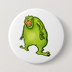 Laughing Monster Button