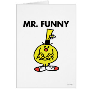 Laughing Mr. Funny With Flower