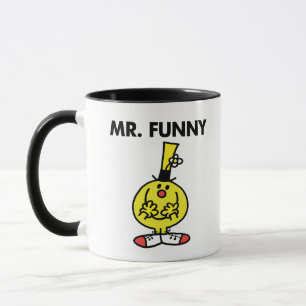 Laughing Mr. Funny With Flower Mug