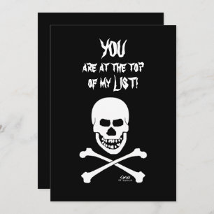 Laughing Skull Scary Funny Halloween Party Invitation