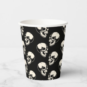 Laughing Skulls Pattern Halloween Paper cup